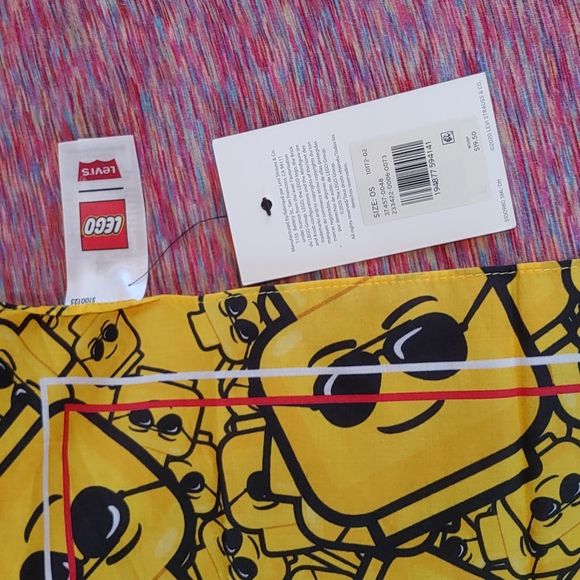 LEGO x Levi's collaboration tee w/colab bandana...FIRE! both included and NWT - Picture 8 of 8